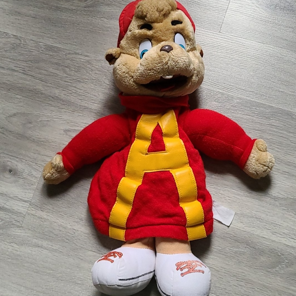 Vtg 1993 Alvin and the Chipmunks Puppet